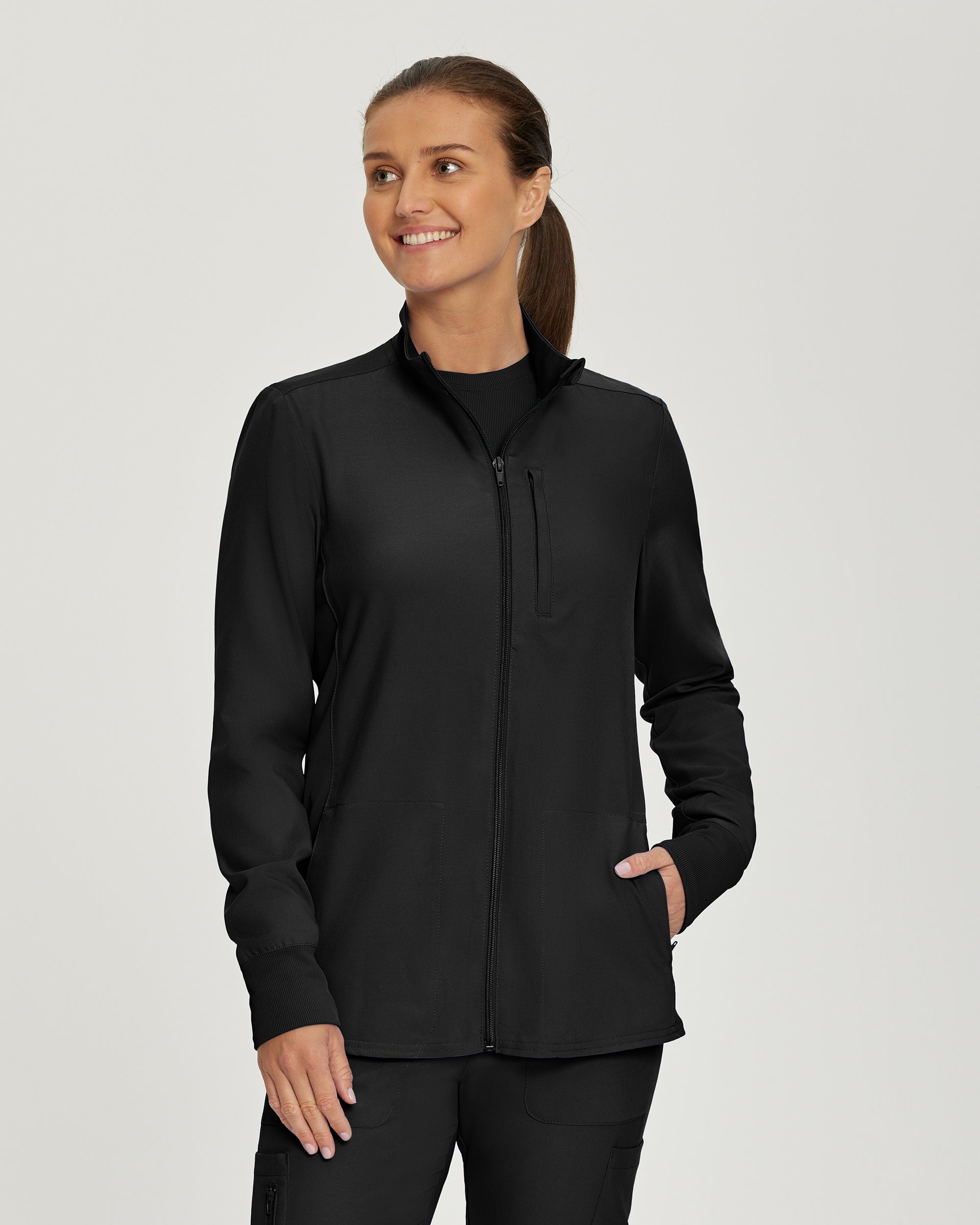 Forward Women's 3-Pocket Scrub Jacket