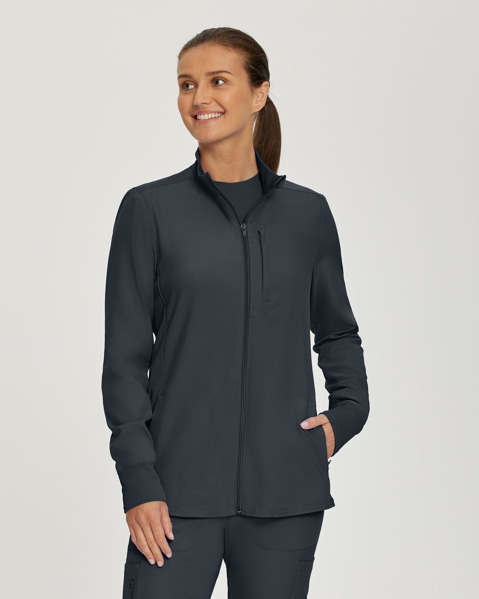 Forward Women's 3-Pocket Scrub Jacket