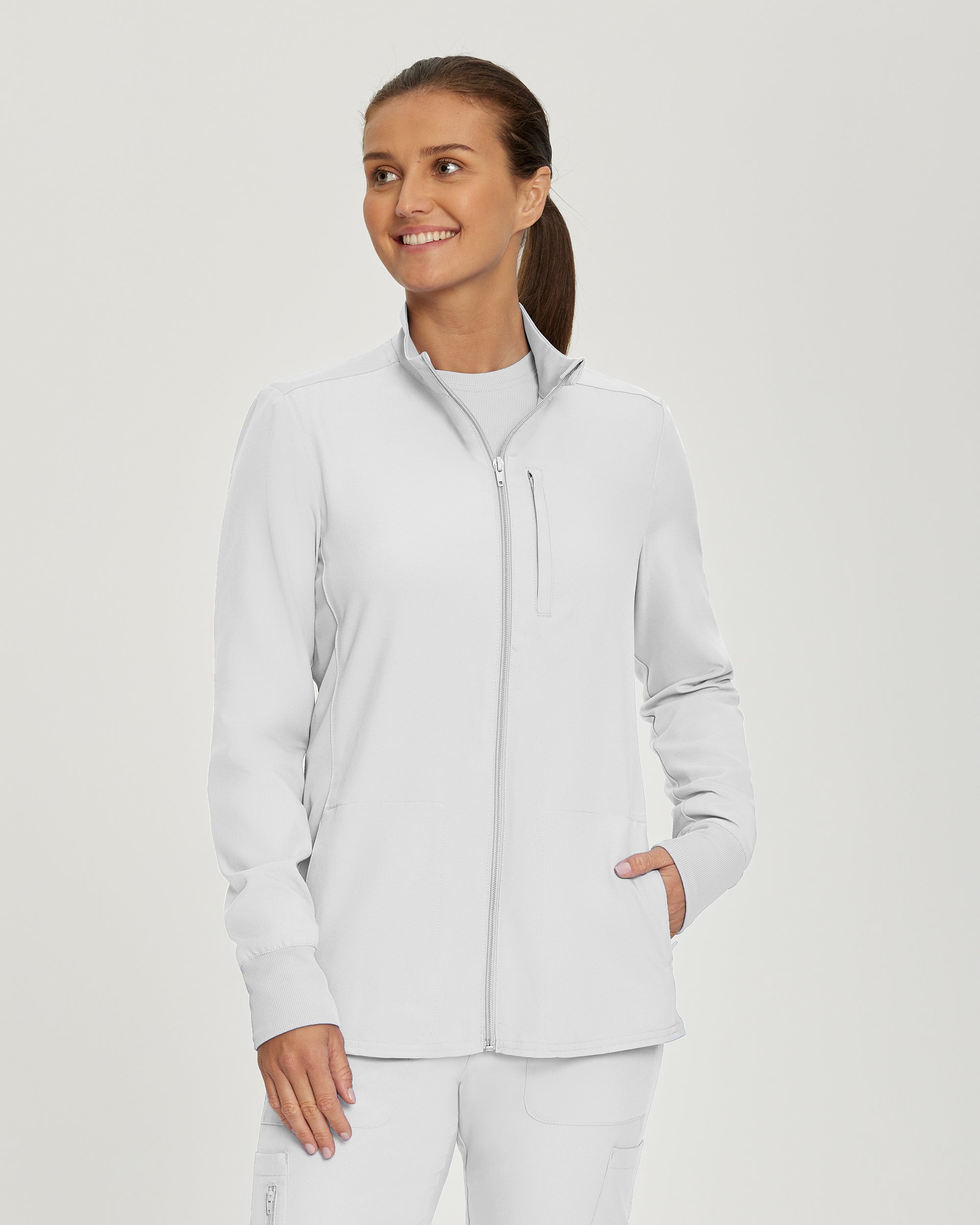 Forward Women's 3-Pocket Scrub Jacket