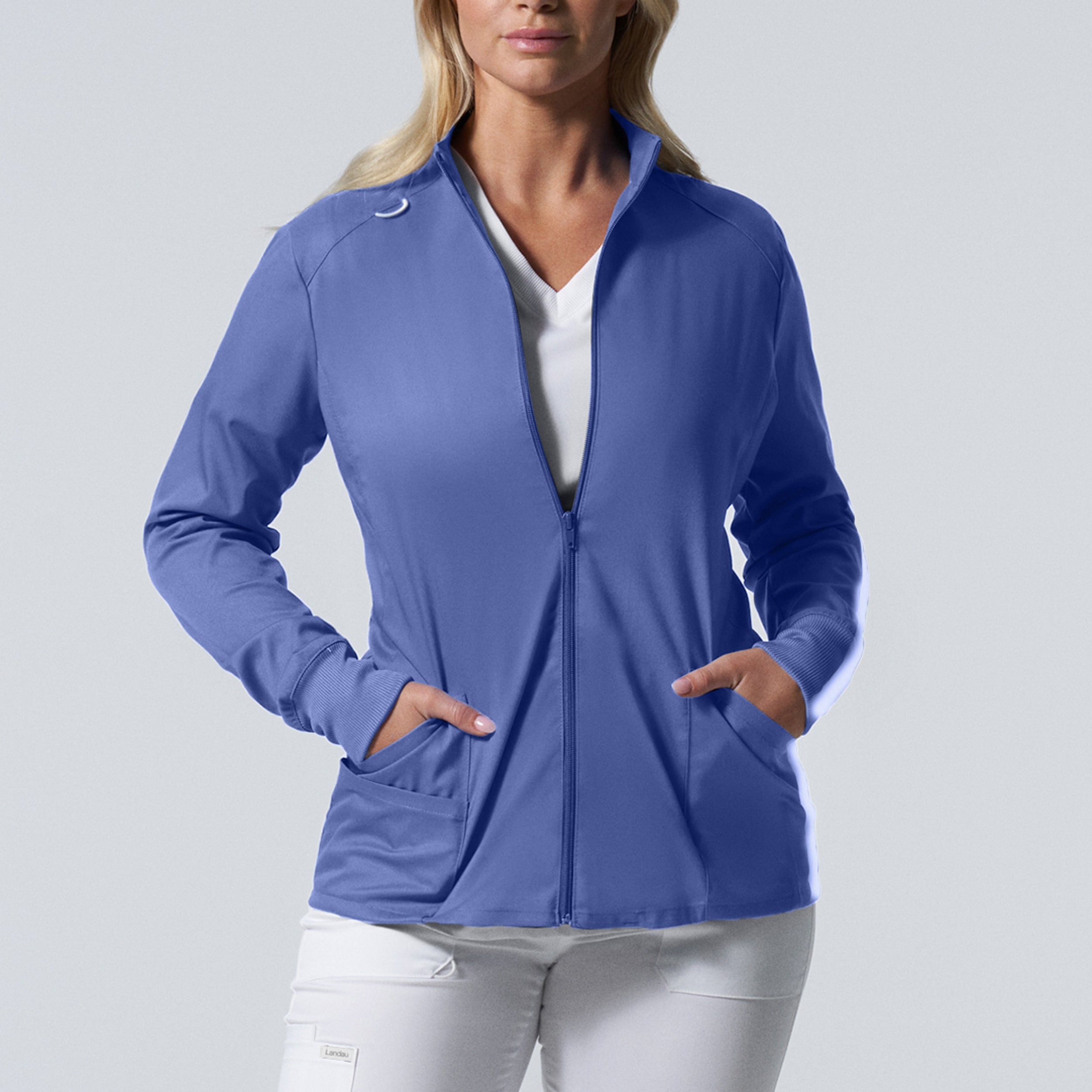 Women's 3-Pocket Scrub Jacket