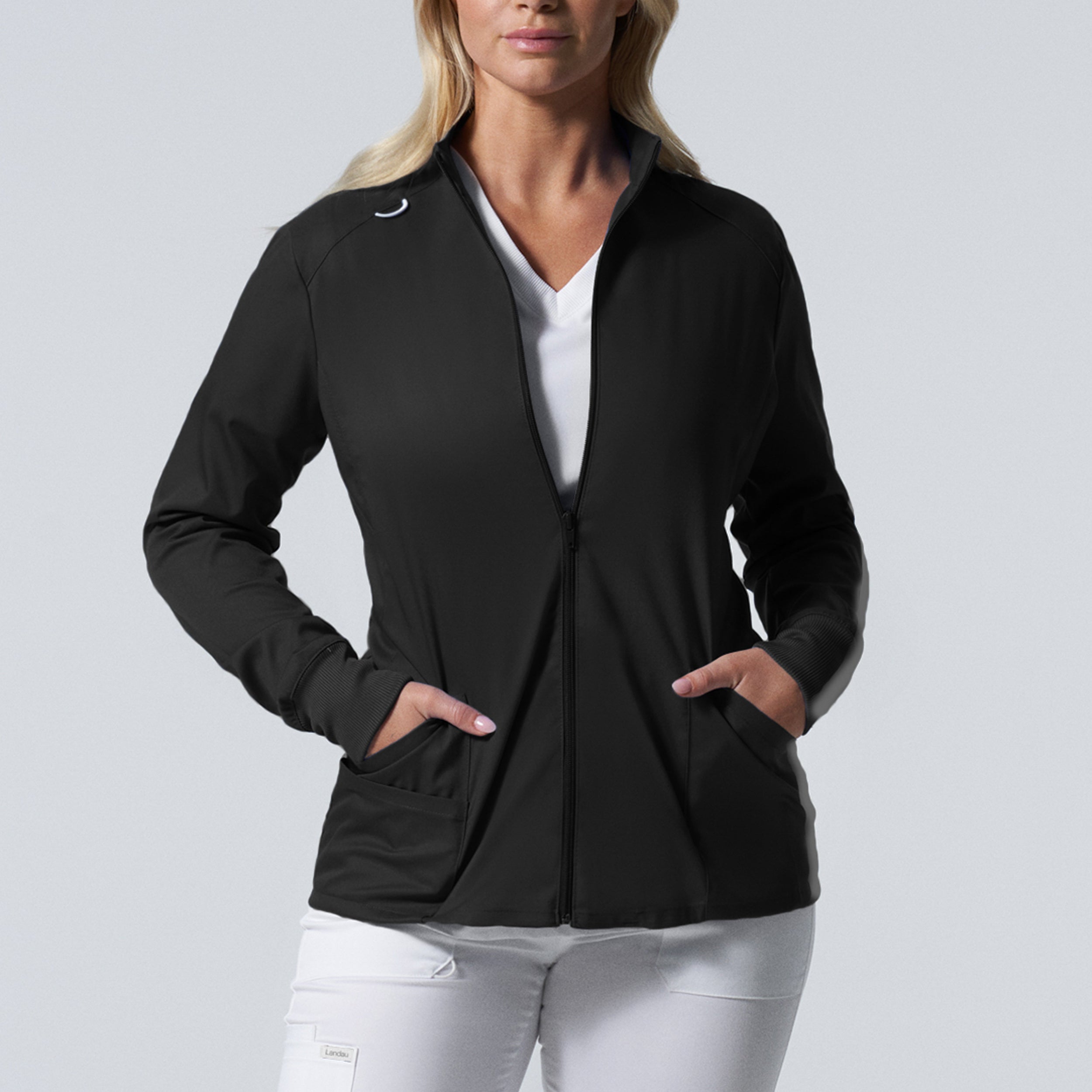 Women's 3-Pocket Scrub Jacket