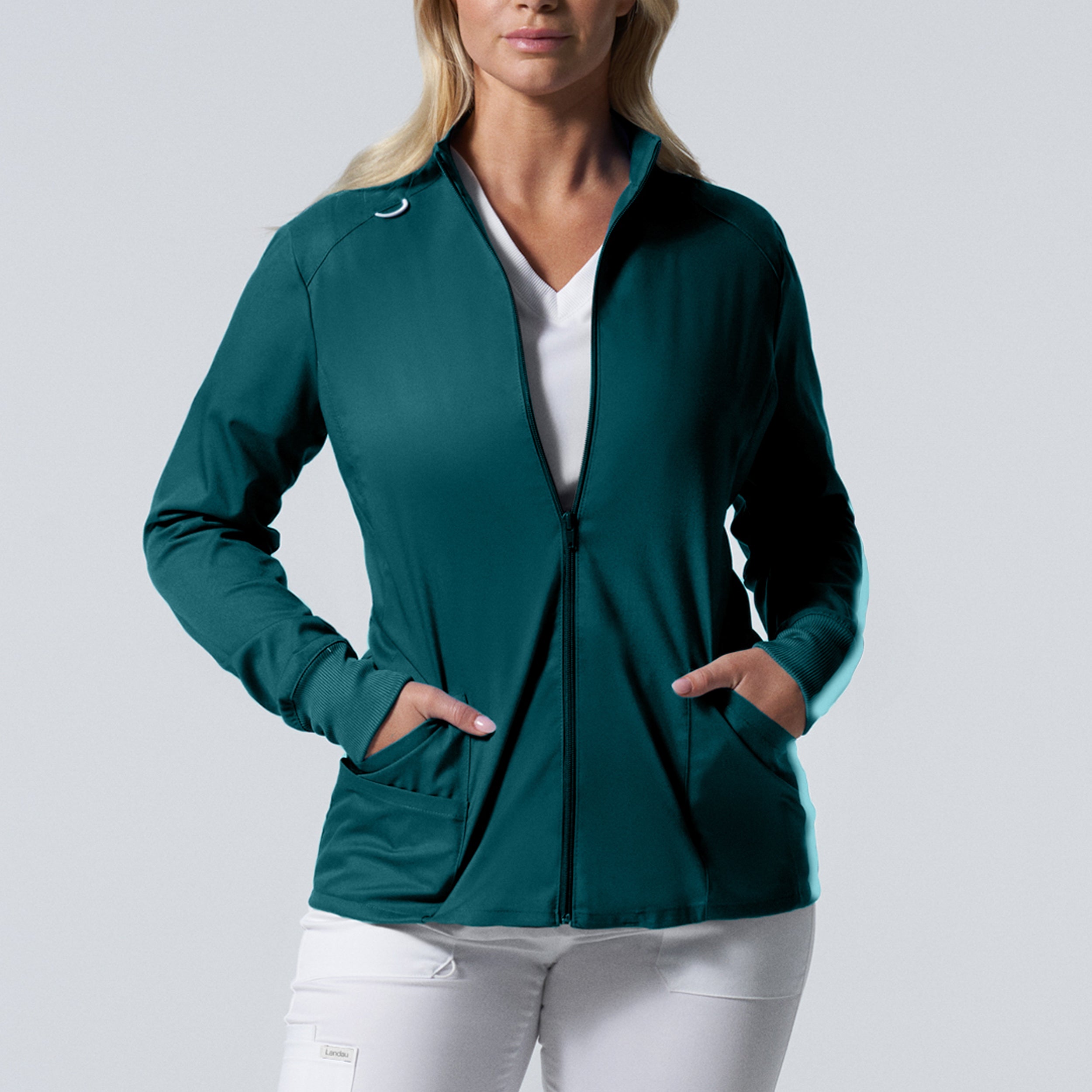 Women's 3-Pocket Scrub Jacket