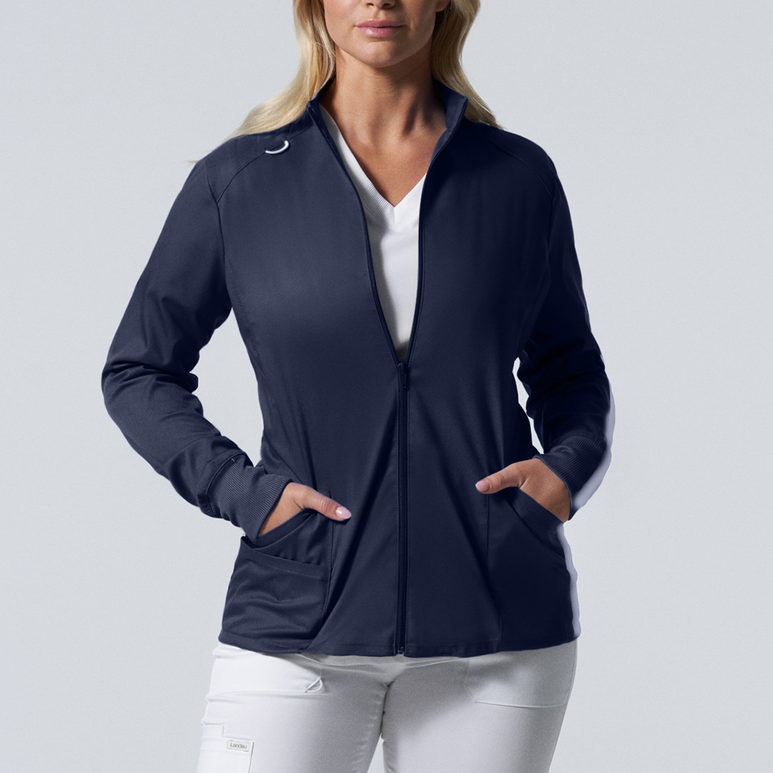 Women's 3-Pocket Scrub Jacket