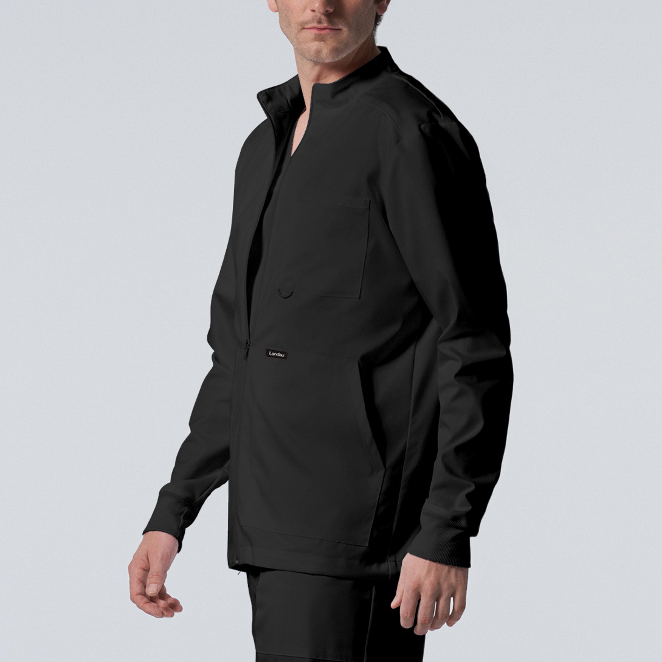 Men's 4-Pocket Scrub Jacket