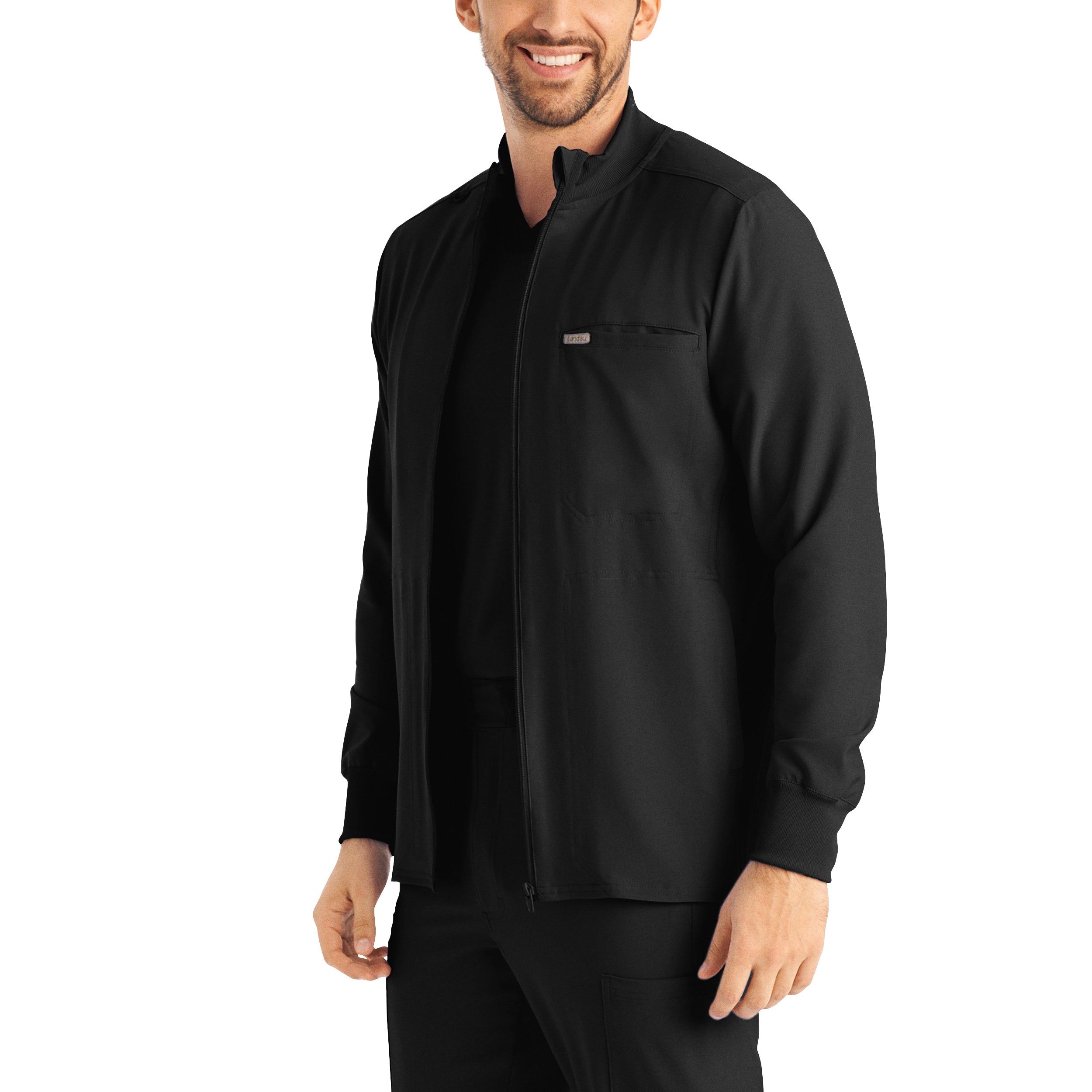 Forward Men's 3-Pocket Scrub Jacket