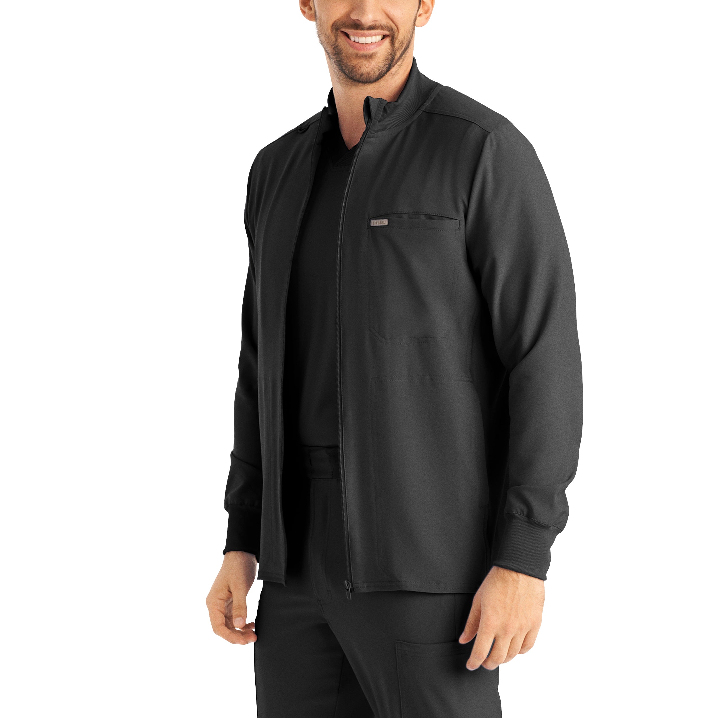 Forward Men's 3-Pocket Scrub Jacket