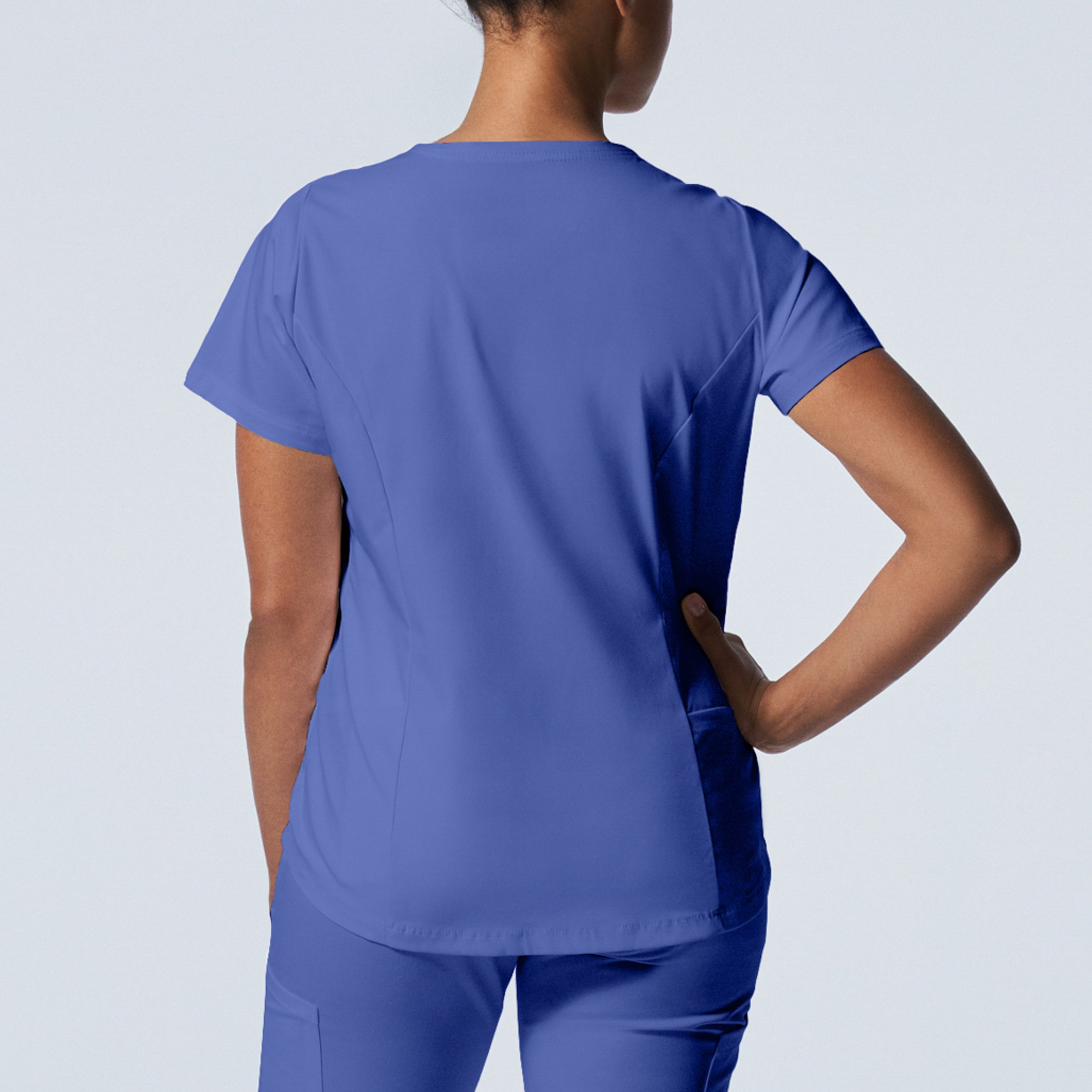 Women's 2-Pocket V-Neck Scrub Top