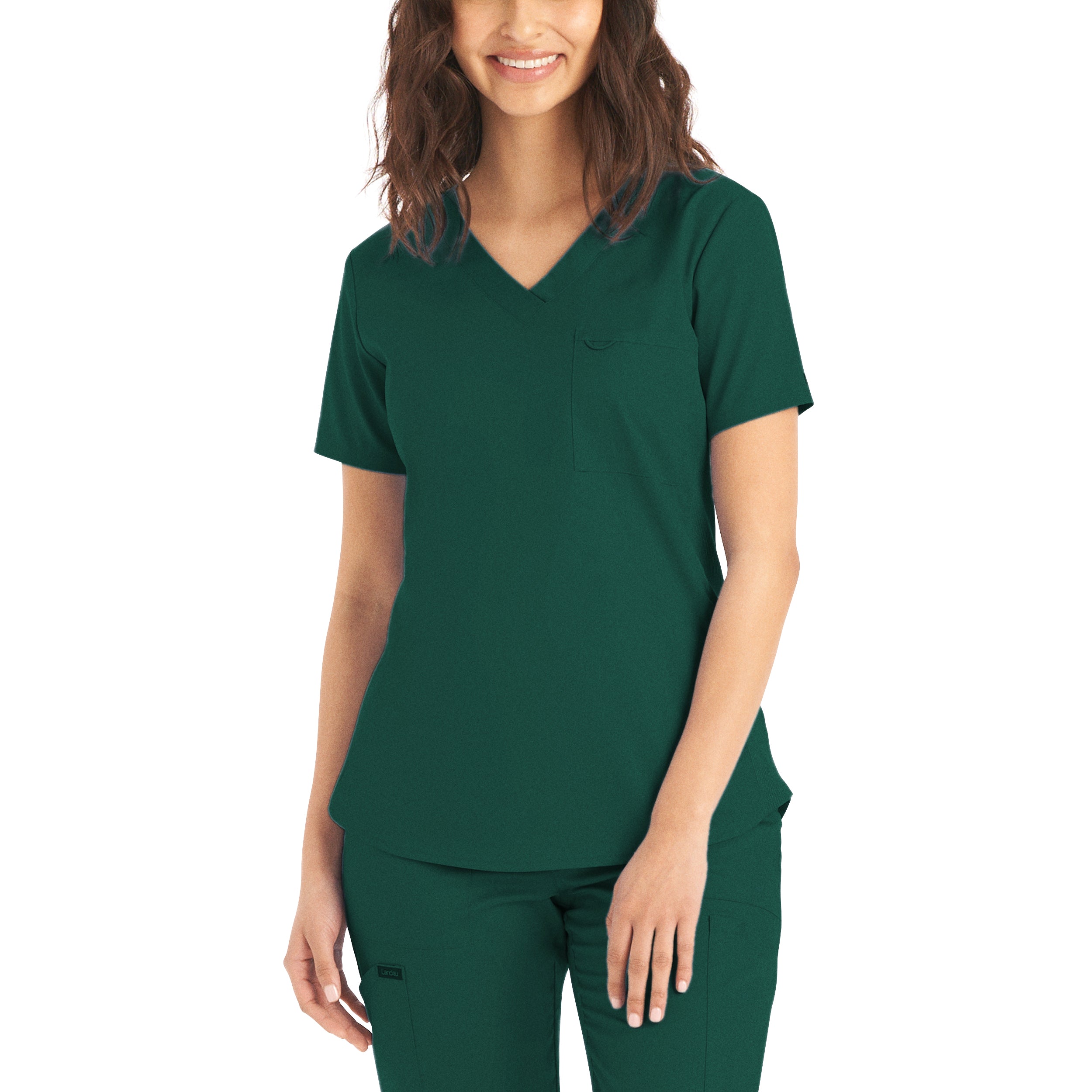 Women's 2-Pocket V-Neck Scrub Top