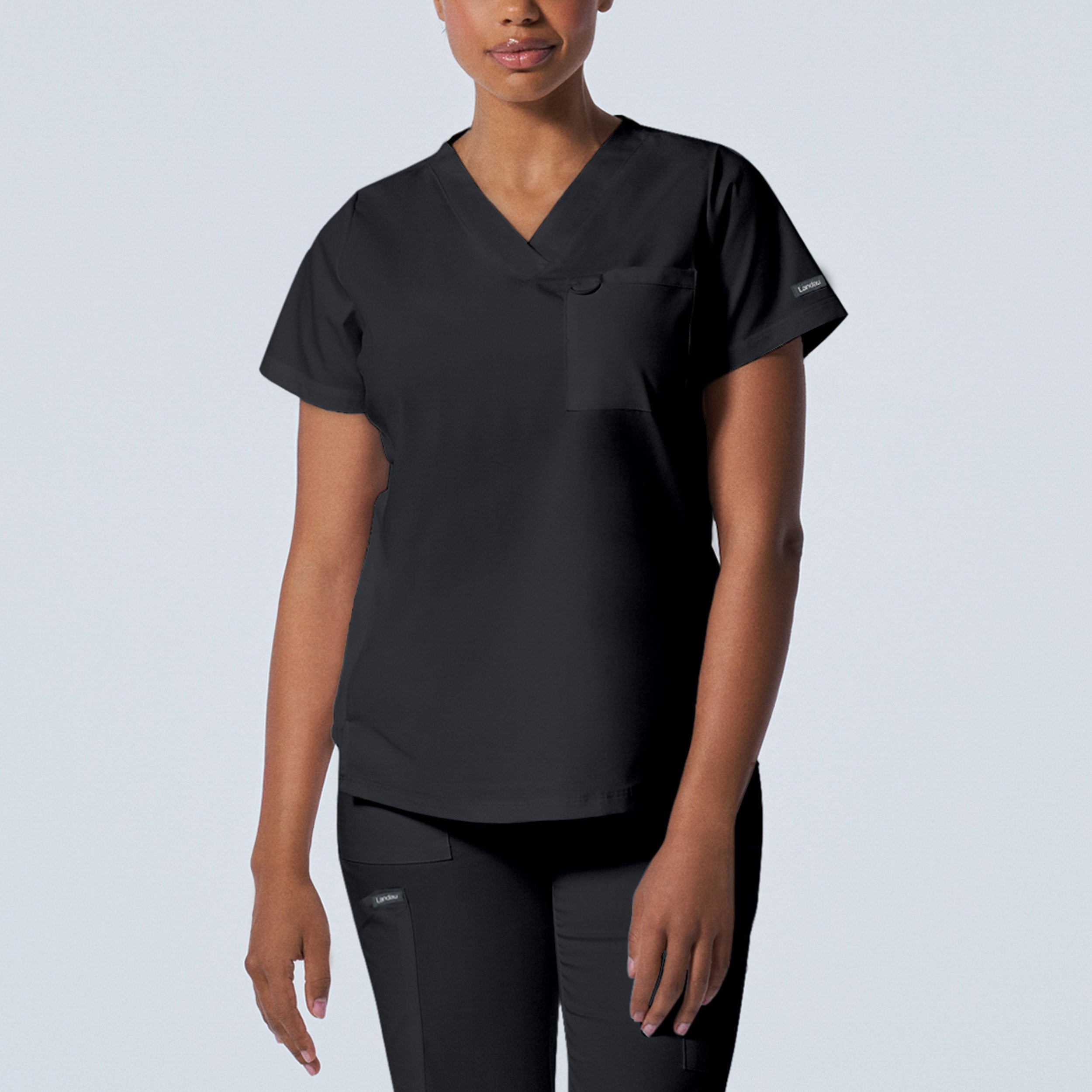 Women's 2-Pocket V-Neck Scrub Top