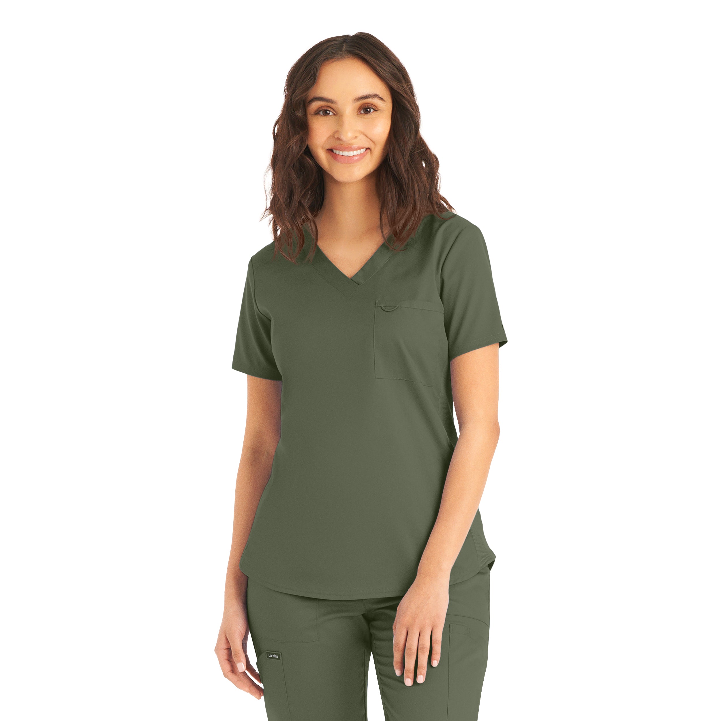 Women's 2-Pocket V-Neck Scrub Top