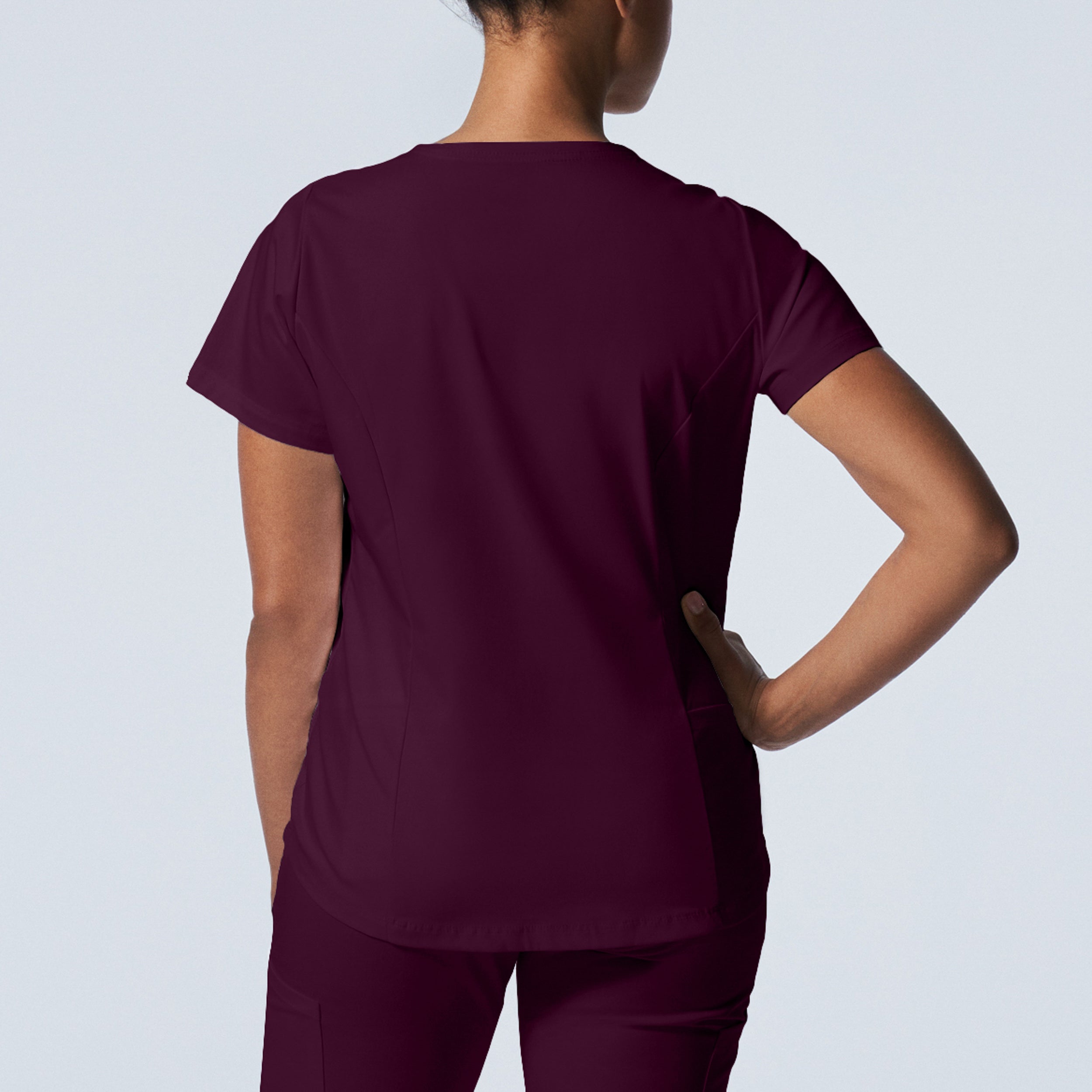 Women's 2-Pocket V-Neck Scrub Top