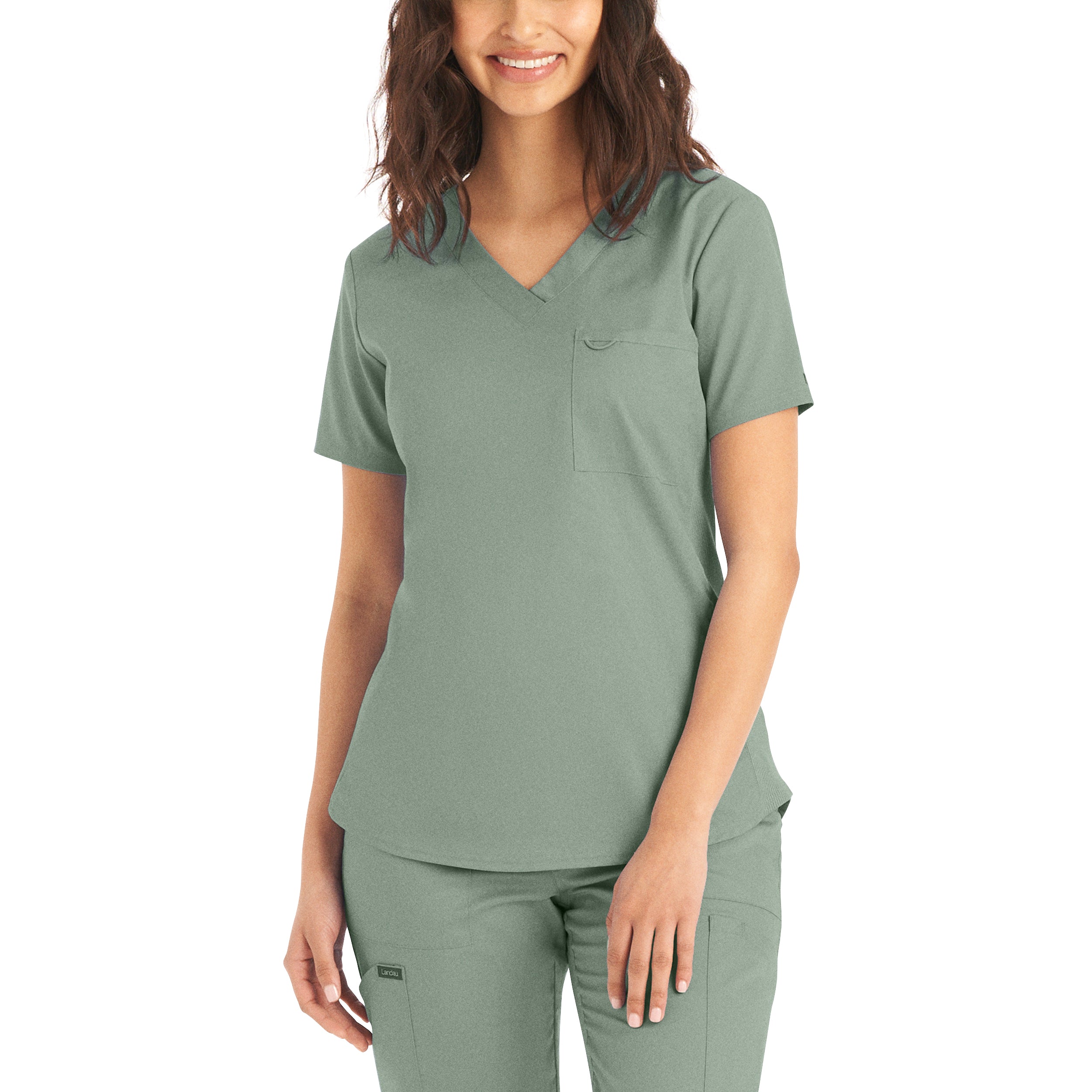 Women's 2-Pocket V-Neck Scrub Top