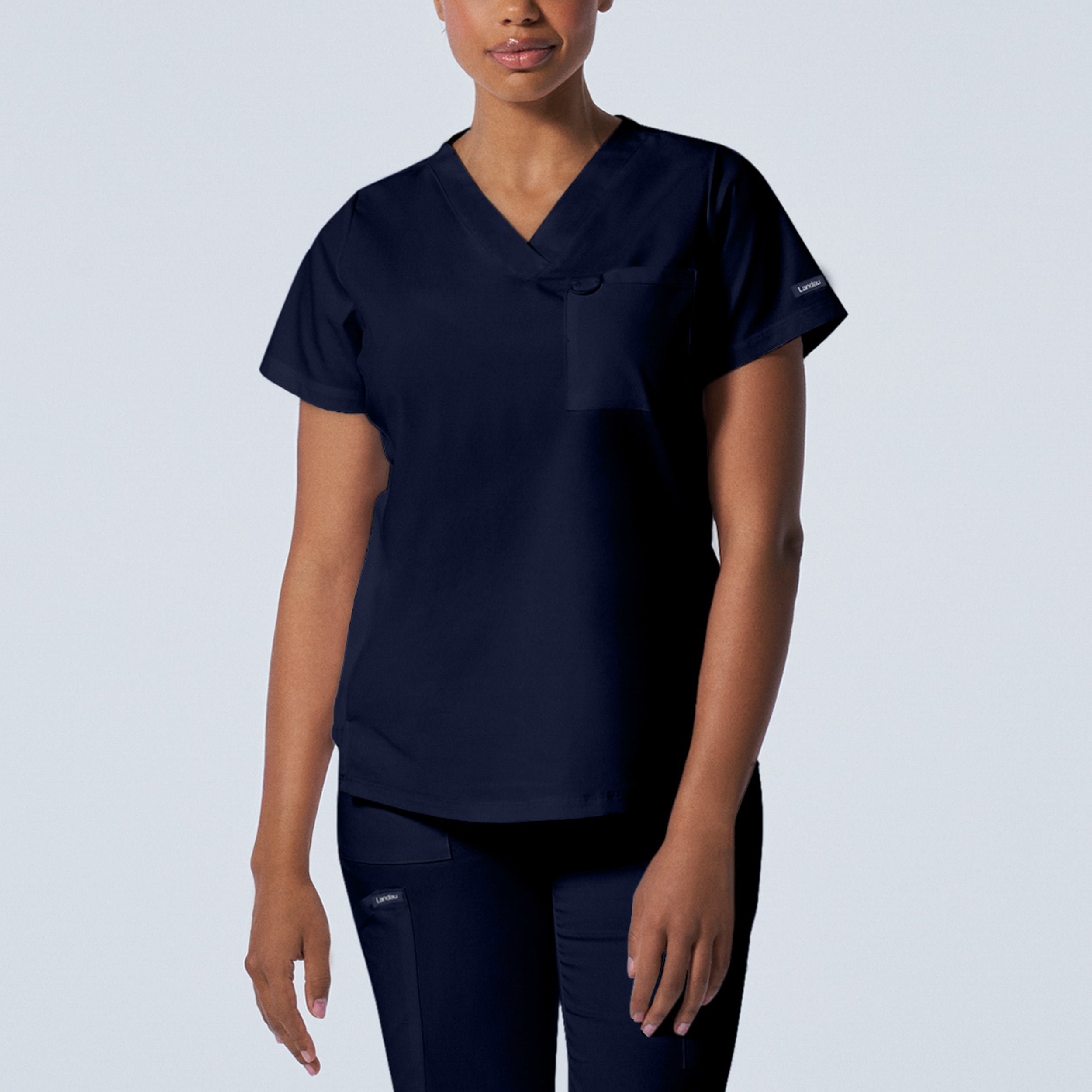 Women's 2-Pocket V-Neck Scrub Top