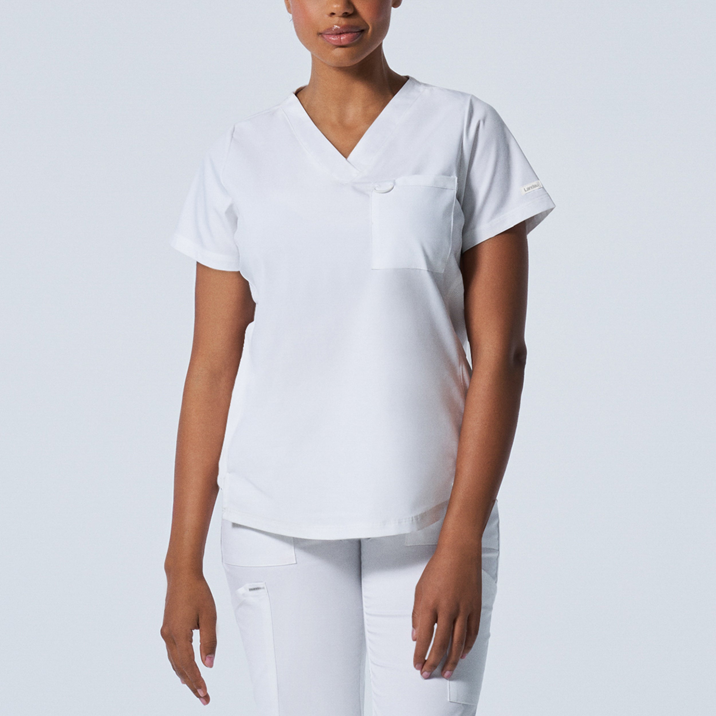 Women's 2-Pocket V-Neck Scrub Top